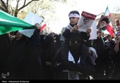 راهپیمایی محکومیت جنایات آمریکا و اسرائیل - قم