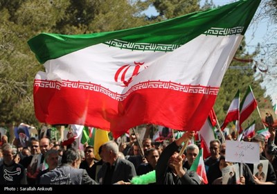 راهپیمایی حماسی مردم پایتخت مقاومت بعداز نماز جمعه