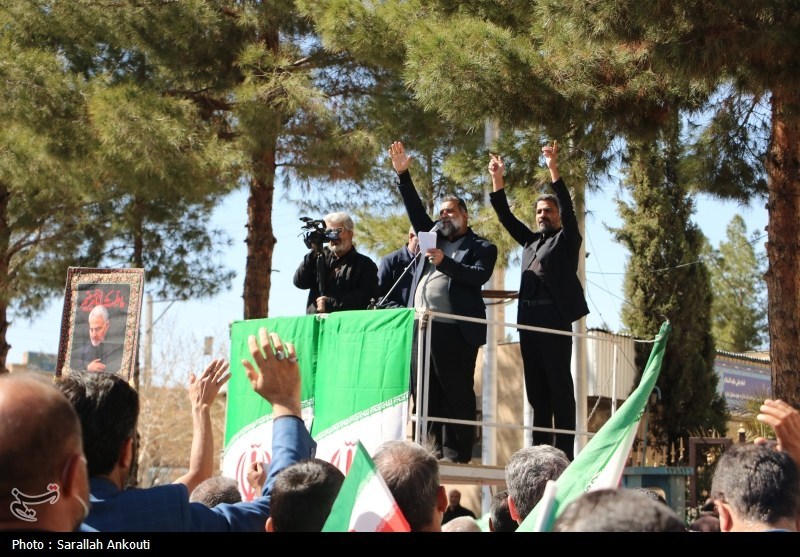 آیت‌الله سید علی خامنه‌ای , شهادت , استان کرمان , اخبار استان کرمان , راهپیمایی , 