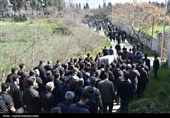 تشییع باشکوه خلبان تیزپرواز گلستانی