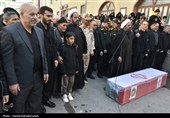 تشییع باشکوه خلبان تیزپرواز گلستانی