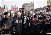 تشییع پیکر شهدای حملات آمریکایی صهیونی در ارومیه