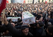 تشییع پیکر شهدای حملات آمریکایی صهیونی در ارومیه