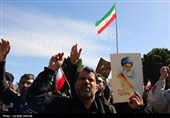 حضور پرشور مردم کرمان در راهپیمایی پس از اقامه نماز جمعه