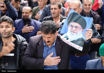 یاسوجی‌ها خشم و نفرت خود از آمریکا و اسرائیل را اعلام کردند+تصاویر