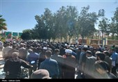 راهپیمایی محکومیت جنایات آمریکا و رژیم اسرائیل در بوشهر