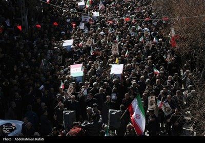 راهپیمایی محکومیت جنایات آمریکا و اسرائیل - همدان