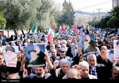 فریاد خونخواهی امام شهید امت در دیار استرآباد+تصاویر