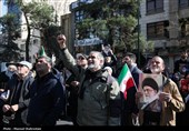 راهپیمایی مردم تهران در محکومیت حملات آمریکایی - صهیونیستی