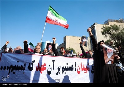 راهپیمایی مردم تهران در محکومیت حملات آمریکایی - صهیونیستی