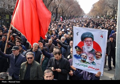 راهپیمایی محکومیت جنایات آمریکا و اسرائیل - تبریز