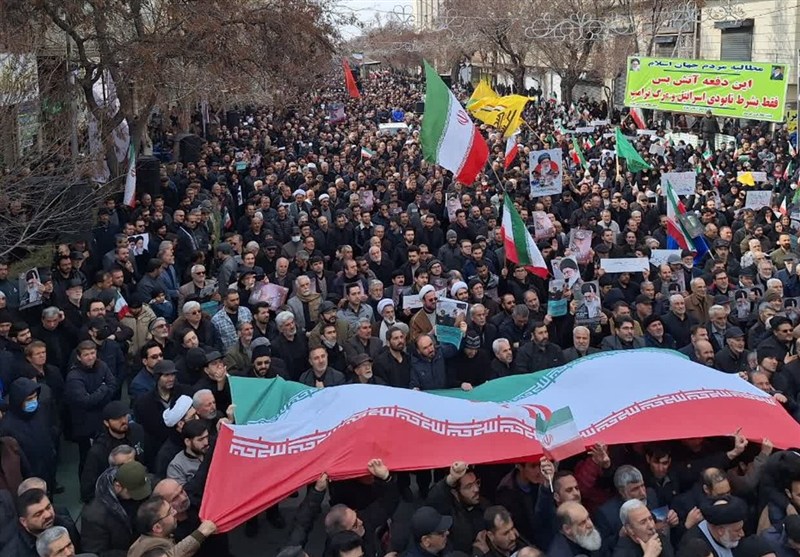 تبریز یک هفته در میدان؛ خروش مردم علیه جنایات آمریکا و صهیونیسم