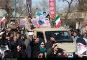 وداع مردم قزوین با شهید مدافع وطن