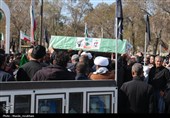 وداع مردم قزوین با شهید مدافع وطن