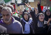راهپیمایی محکومیت جنایات آمریکا و اسرائیل - شیراز