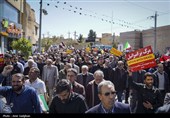 راهپیمایی محکومیت جنایات آمریکا و اسرائیل - شیراز