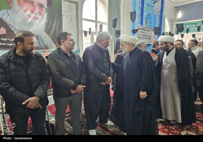 مراسم بزرگداشت 2 شهید حمله آمریکایی-صهیونی در بیجار+تصاویر