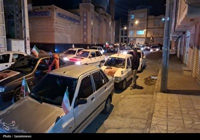 حضور شبانه «امت شهید پرور» در کامیاران