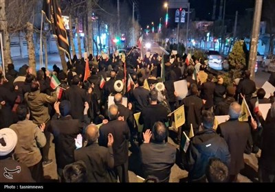 تصاویر هوایی از جمعیت خرم آبادی‌ها در ششمین روز شهادت امام امت