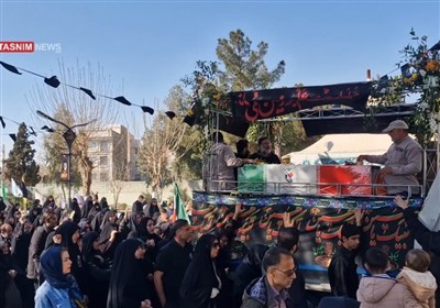 تشییع پیکر دو شهید مدافع وطن در اسلامشهر