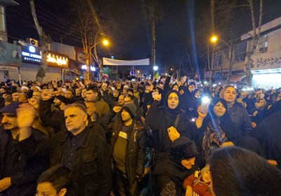 صف لنگرودی‌ها در ششمین روز شهادت امام خامنه‌ای پایان ندارد