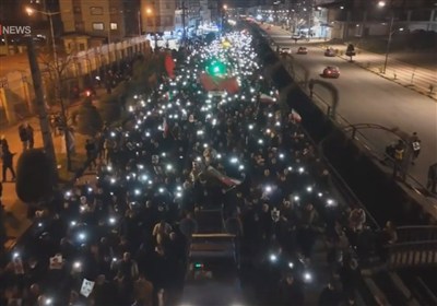 لاهیجان در سوگ و حماسه؛ بدرقه شهید در شب عزای شهر