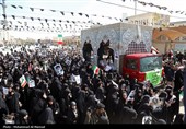 تشییع پیکر شهدای حملات آمریکایی صهیونی در قم