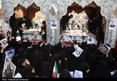 تشییع پیکر شهدای حملات آمریکایی صهیونی در قم