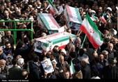 تشییع پیکر شهدای حملات آمریکایی صهیونی در قم