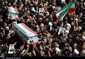 تشییع پیکر شهدای حملات آمریکایی صهیونی در قم