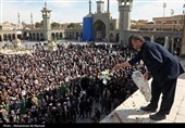 تشییع پیکر شهدای حملات آمریکایی صهیونی در قم