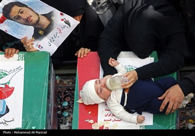 تشییع پیکر شهدای حملات آمریکایی صهیونی در قم