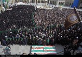 تشییع پیکر شهدای حملات آمریکایی صهیونی در قم