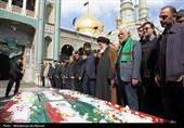 تشییع پیکر شهدای حملات آمریکایی صهیونی در قم