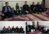 دیدار استاندار بوشهر با خانواده شهدای جنگ تحمیلی اخیر در دشتستان