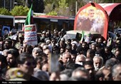تشییع پیکر شهدای حملات آمریکایی صهیونی در اصفهان