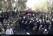 تشییع پیکر شهدای حملات آمریکایی صهیونی در اصفهان