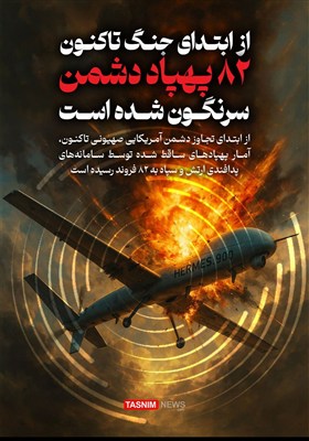 طرح/ از ابتدای جنگ تاکنون 82 پهپاد دشمن سرنگون شده است