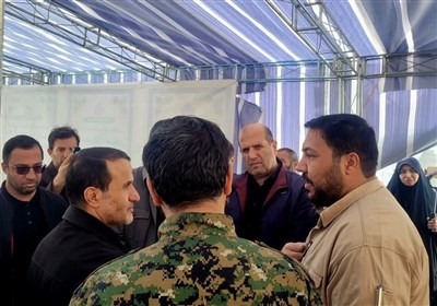 حضور سردار بهمن کارگر در معراج شهدای بهشت زهرا