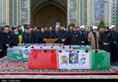 تشیع پیکر شهدای اقتدار ایران اسلامی در مشهد