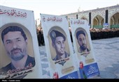 تشیع پیکر شهدای اقتدار ایران اسلامی در مشهد