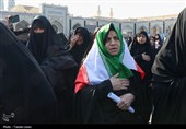 تشیع پیکر شهدای اقتدار ایران اسلامی در مشهد
