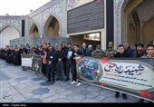 تشیع پیکر شهدای اقتدار ایران اسلامی در مشهد