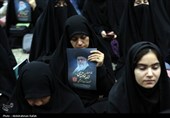 مراسم هفتمین روز شهادت رهبر شهید انقلاب - همدان