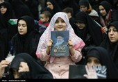 مراسم هفتمین روز شهادت رهبر شهید انقلاب - همدان