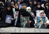 مراسم هفتمین روز شهادت رهبر شهید انقلاب - همدان