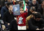مراسم هفتمین روز شهادت رهبر شهید انقلاب - همدان