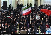 مراسم هفتمین روز شهادت رهبر شهید انقلاب - همدان