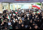مراسم هفتمین روز شهادت رهبر شهید انقلاب - همدان