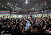 مراسم هفتمین روز شهادت رهبر شهید انقلاب - همدان